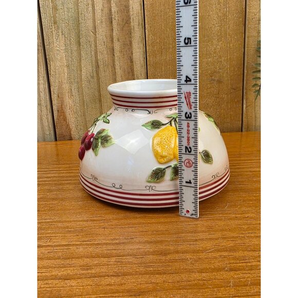 Handcrafted Ceramic Fruit Motif Lamp Shade Base - Picture 7 of 7